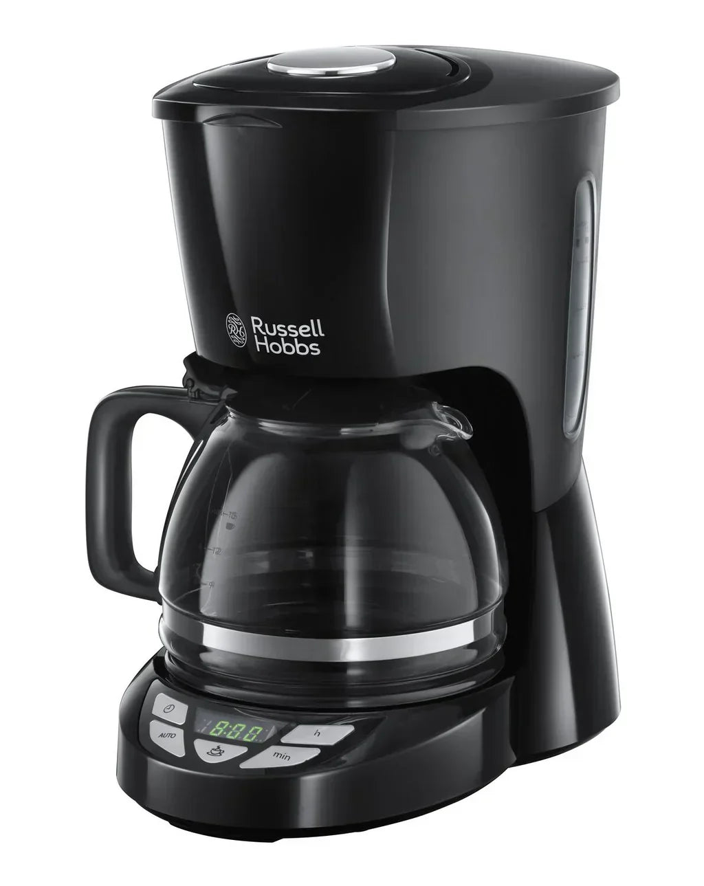 Textures Plus kaffemaskine - sort - Russell Hobbs
