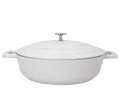 Støbt aluminiums sautergryde m/låg, creme - 4L